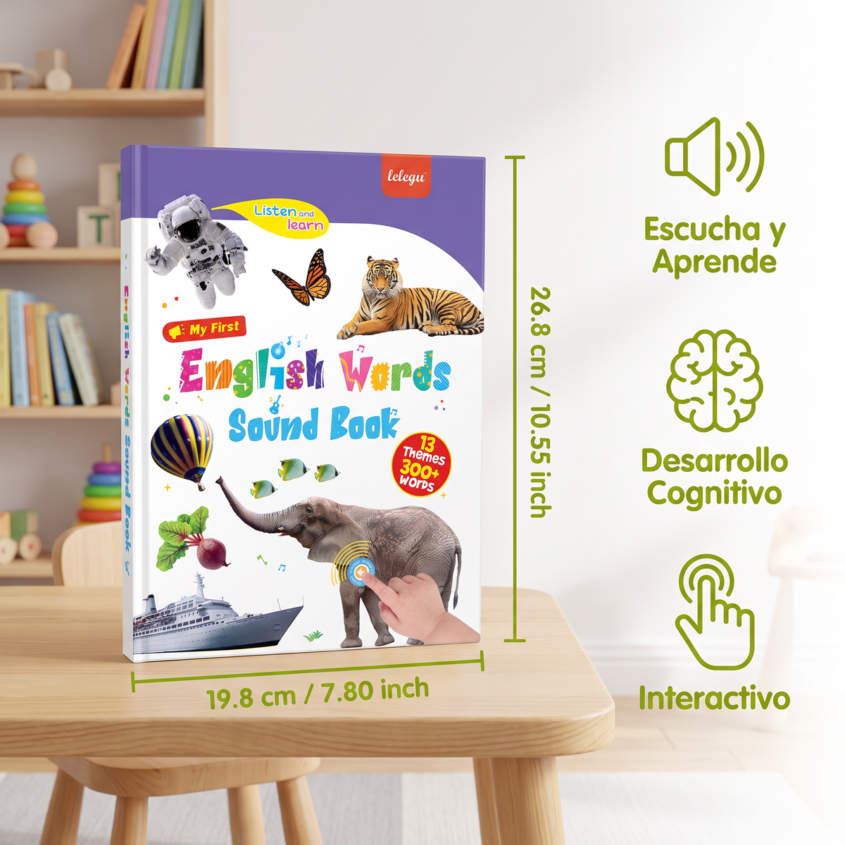 Libro De Aprendizaje De Inglés Interactivo Para Niños