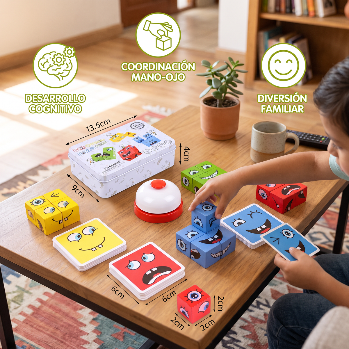 Cubo Puzzle De Caras