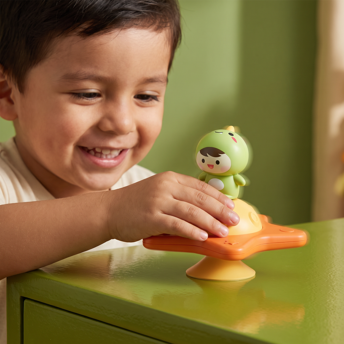 Spinner Montessori Con Ventosa – Juguete Educativo Giratorio