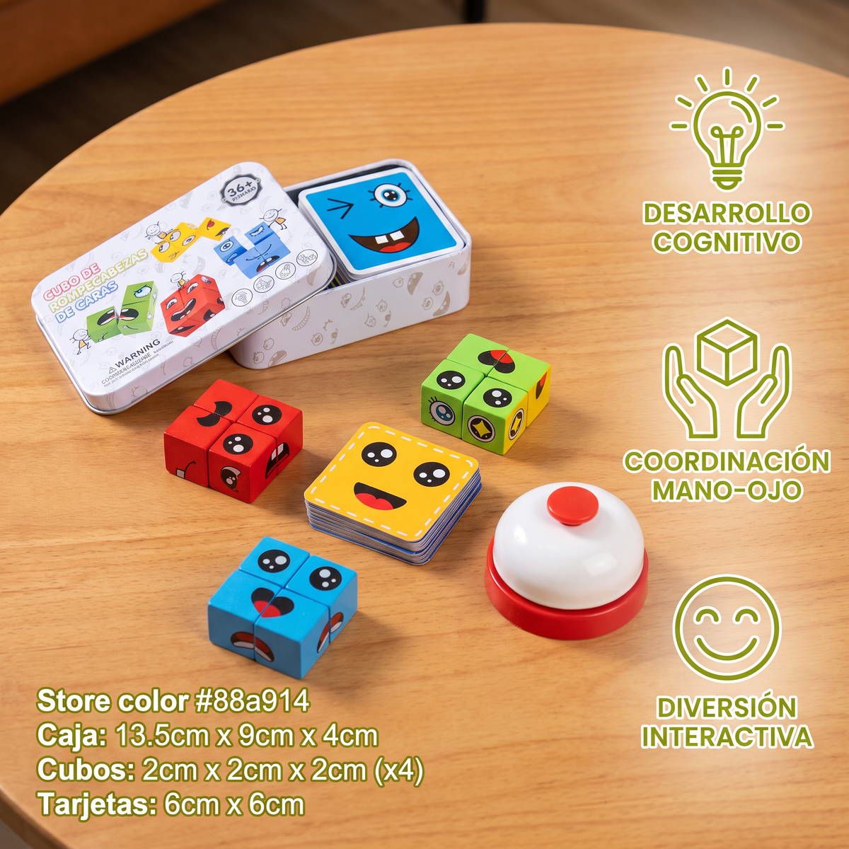 Cubo De Rompecabezas De Caras