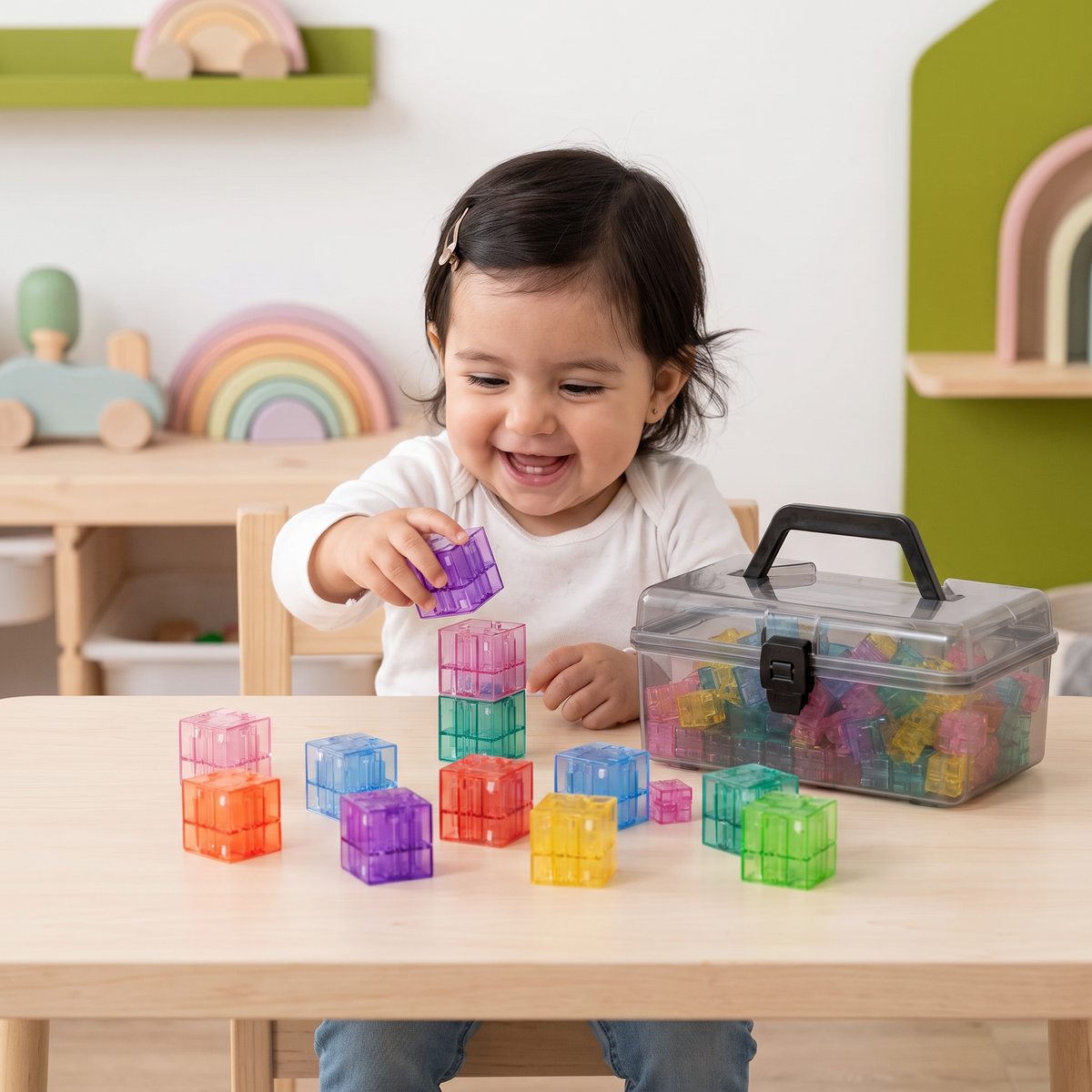 Kit de Cubos Montessori para Niños
