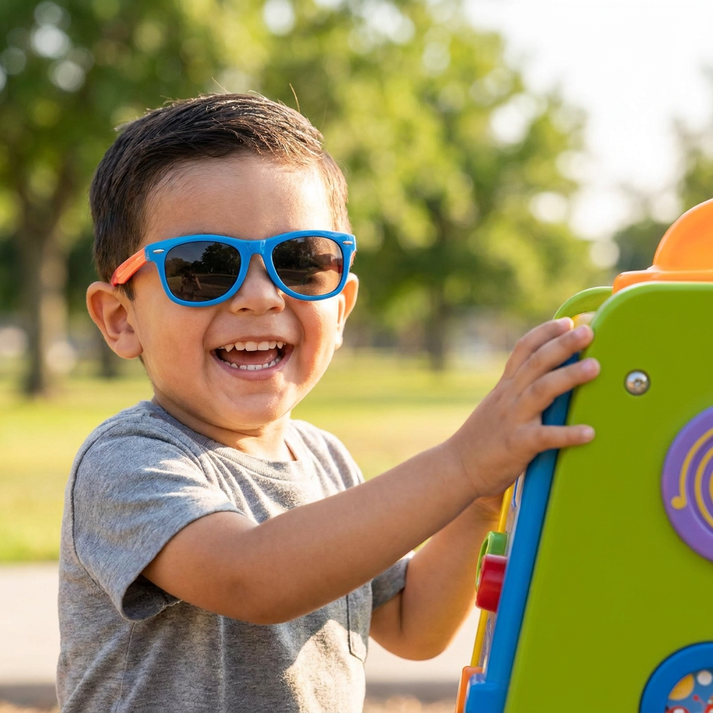 Lentes de Sol Flexibles para Niños con Armazón Resistente