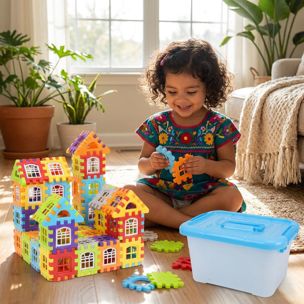 Bloques Montessori de Ventana Para Niños