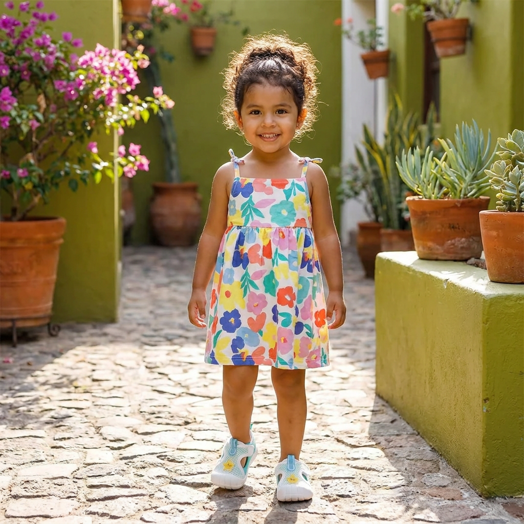 Sandalias De Verano Para Bebé Con Suela Antideslizante Y Cierre De Velcro