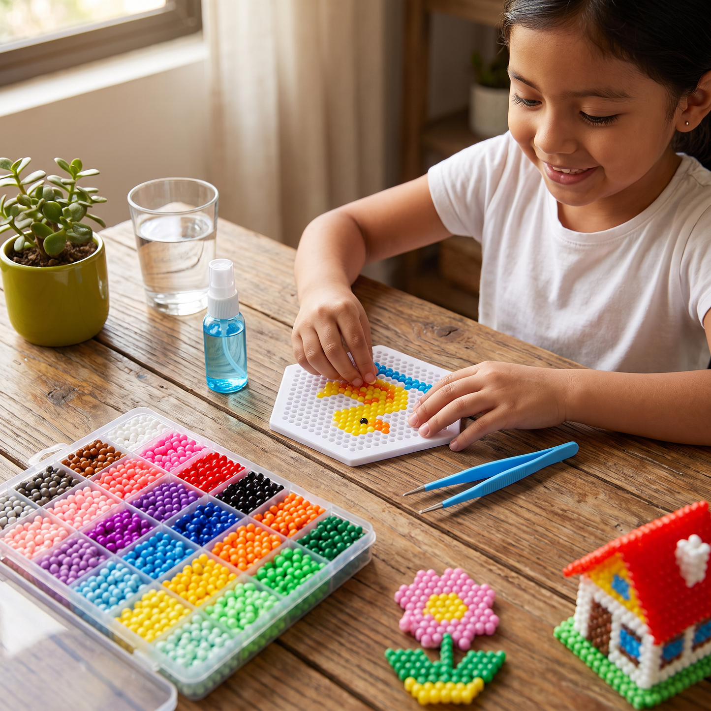 Set de cuentas mágicas de manualidades con agua