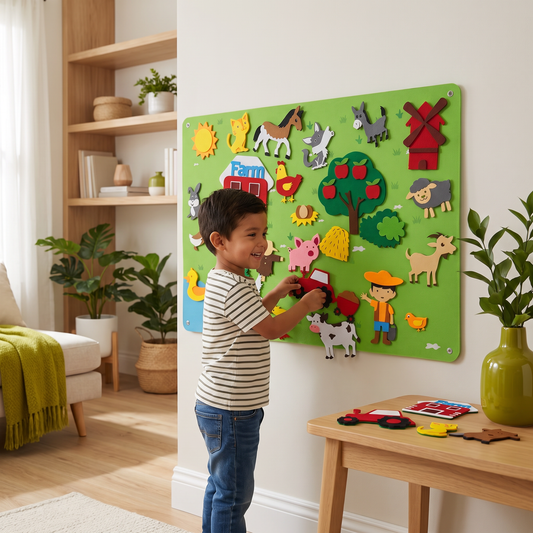 Mundos de fieltro Montessori
