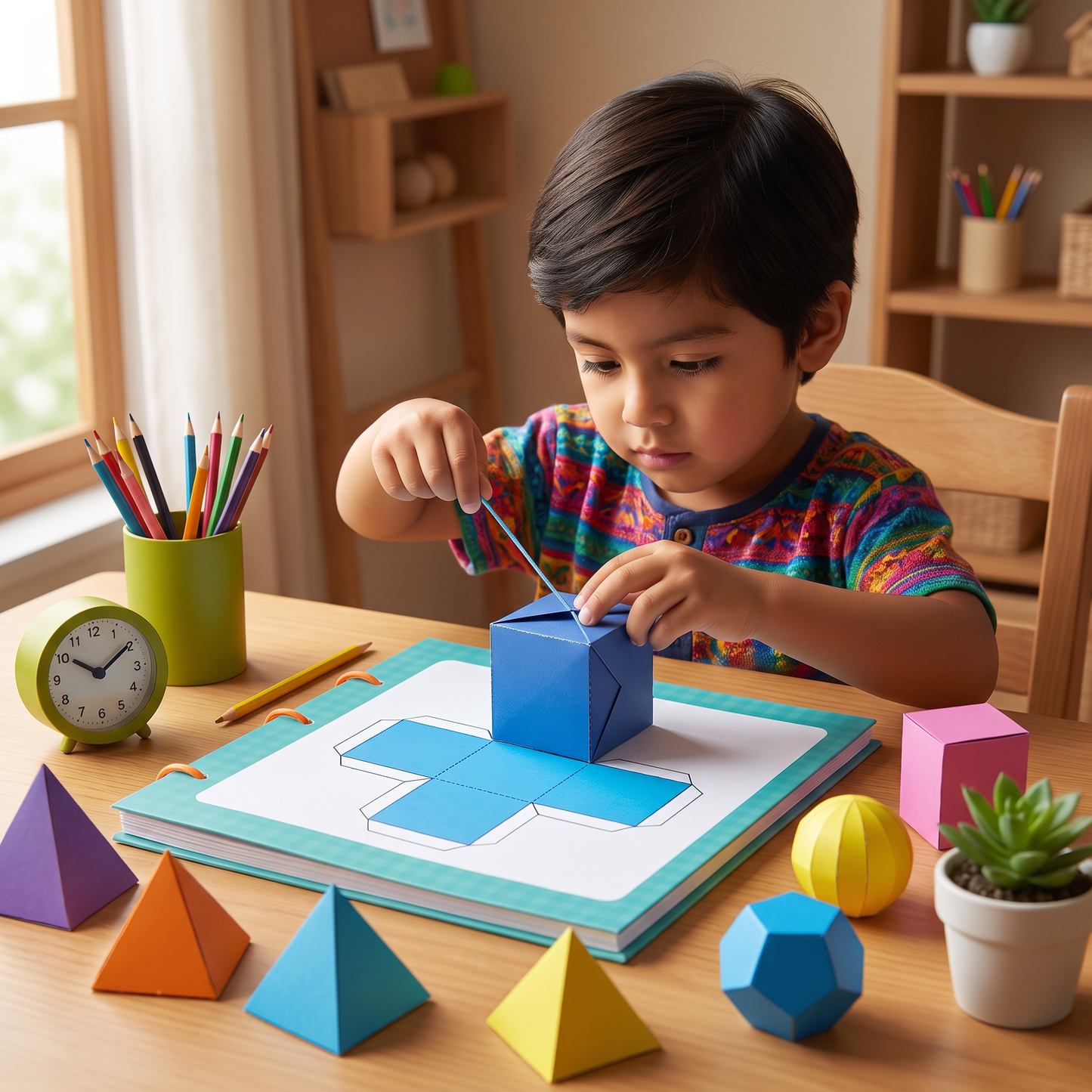 Genial libro de geometría educativa para niños