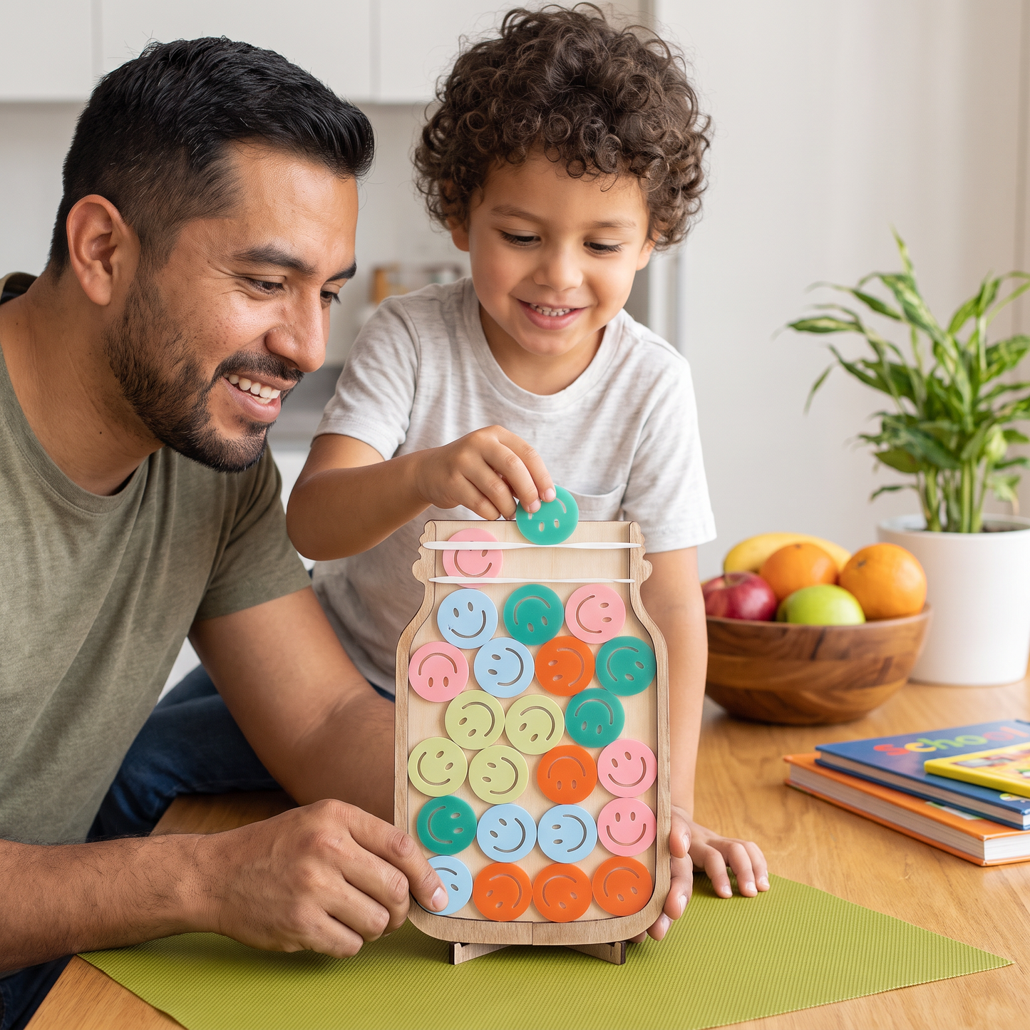 Sistema de frasco de recompensas y motivación para niños