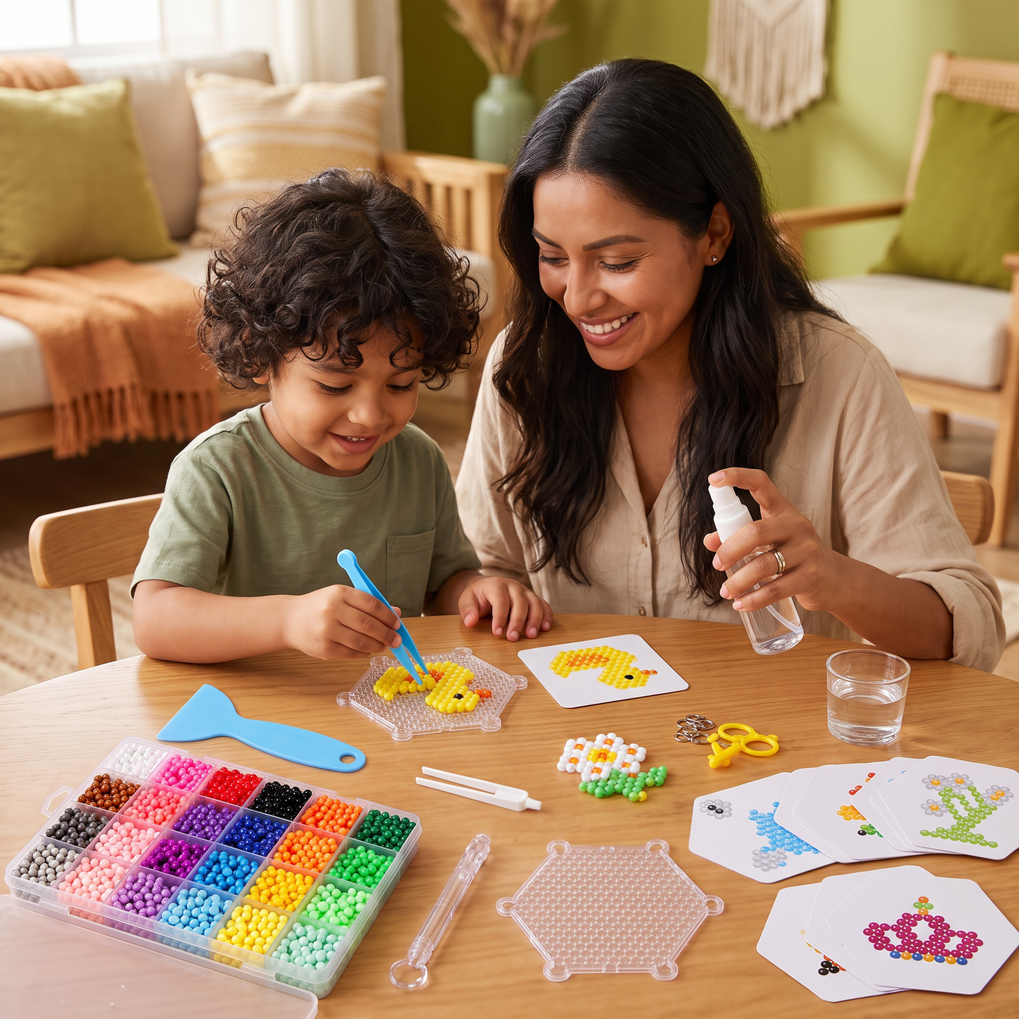 Set de cuentas mágicas de manualidades con agua