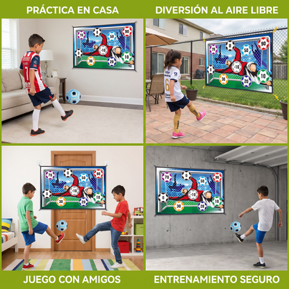 Pared de tiro de fútbol segura para el hogar