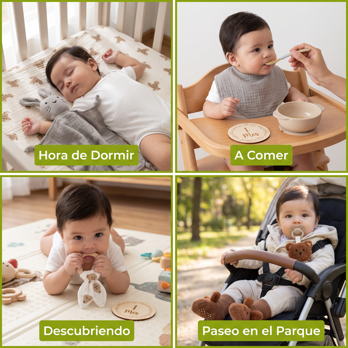Caja de regalo para recién nacidos de 6 piezas – kit esencial para bebé