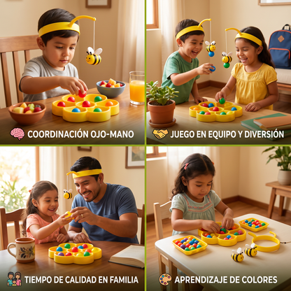 Aventura de pesca de perlas con abejas