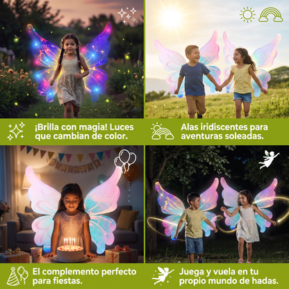 Alas mágicas de ensueño de hada