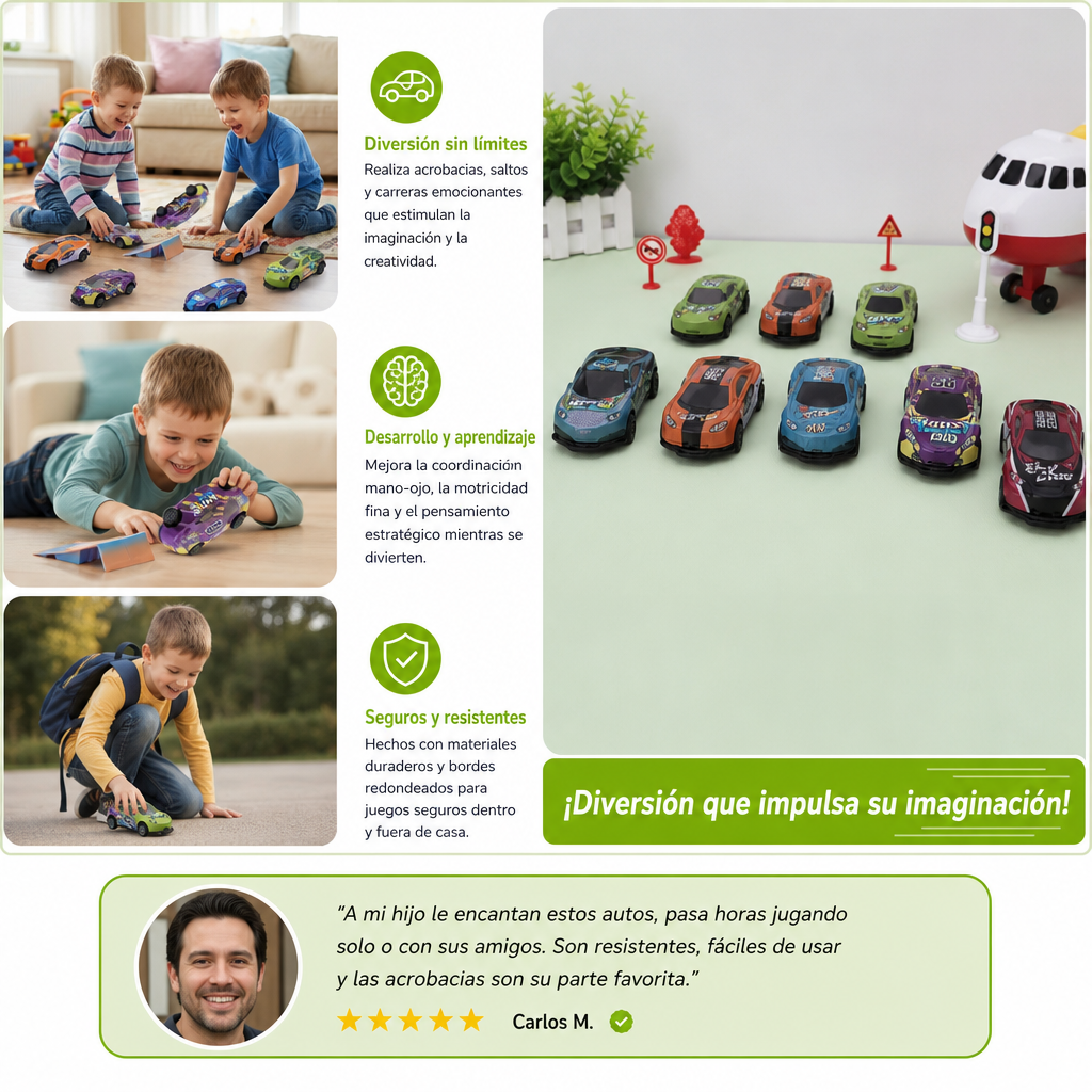 Autos De Acrobacias Para Pequeños Amantes De Los Autos