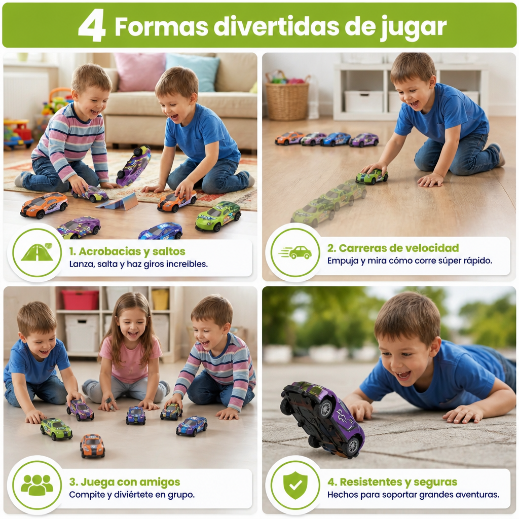Autos De Acrobacias Para Pequeños Amantes De Los Autos
