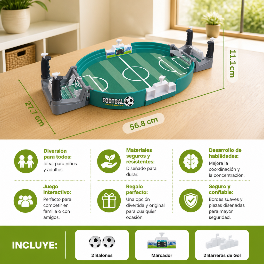 Mini Set De Fútbol De Mesa