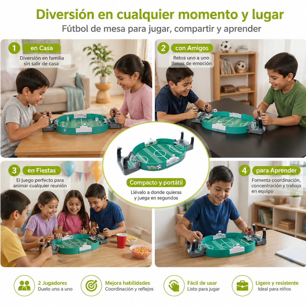 Mini Set De Fútbol De Mesa