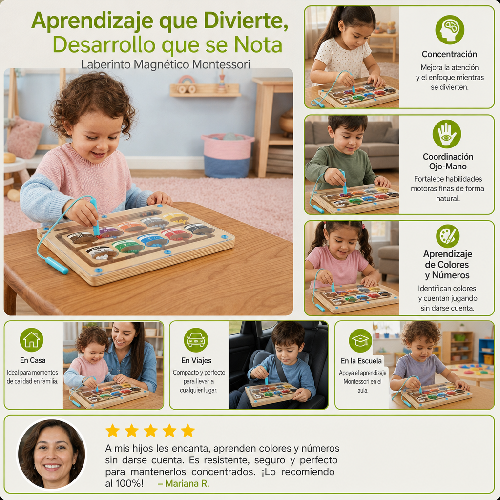 Laberinto Magnético Montessori