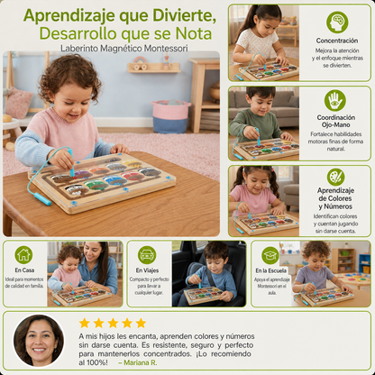 Laberinto Magnético Montessori