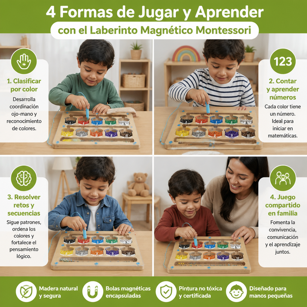 Laberinto Magnético Montessori