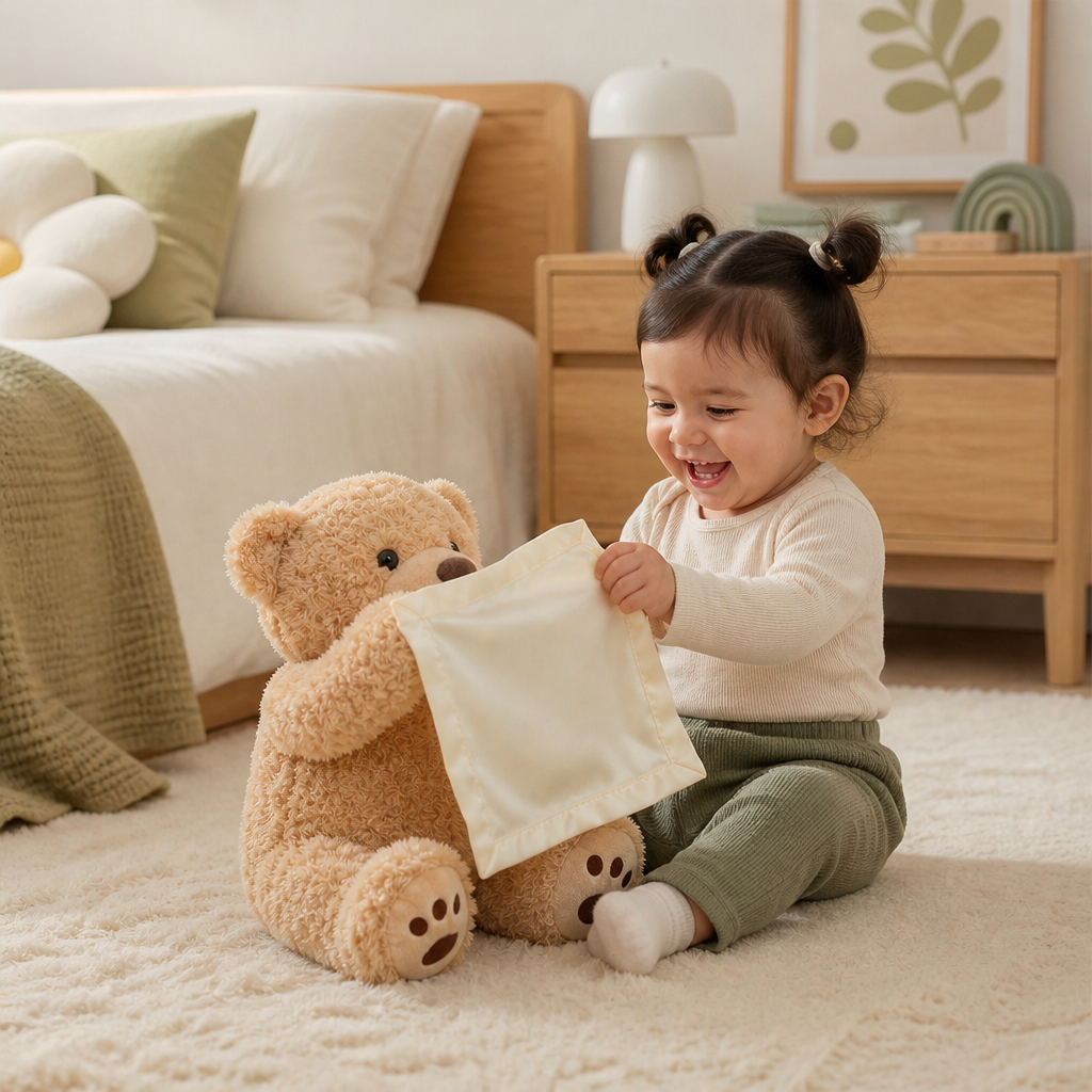 Osito Peek-A-Boo - Juguete De Peluche Interactivo