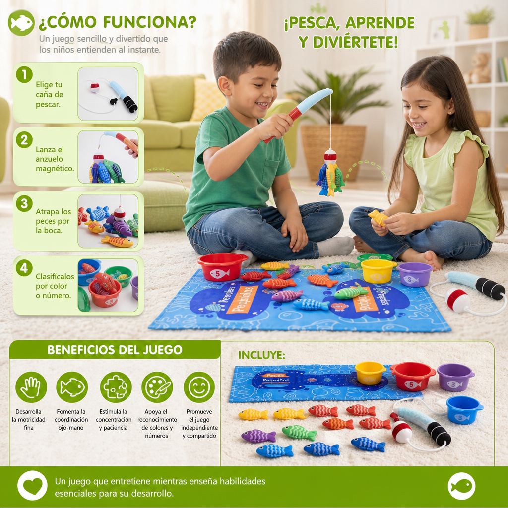 Juguete Infantil De Estanque De Peces De Peluche Montessori