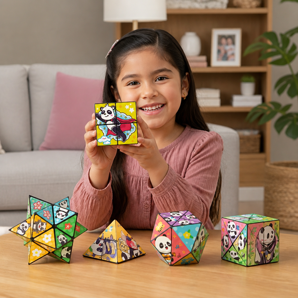 Cubo Mágico Plegable De Juguete Infantil