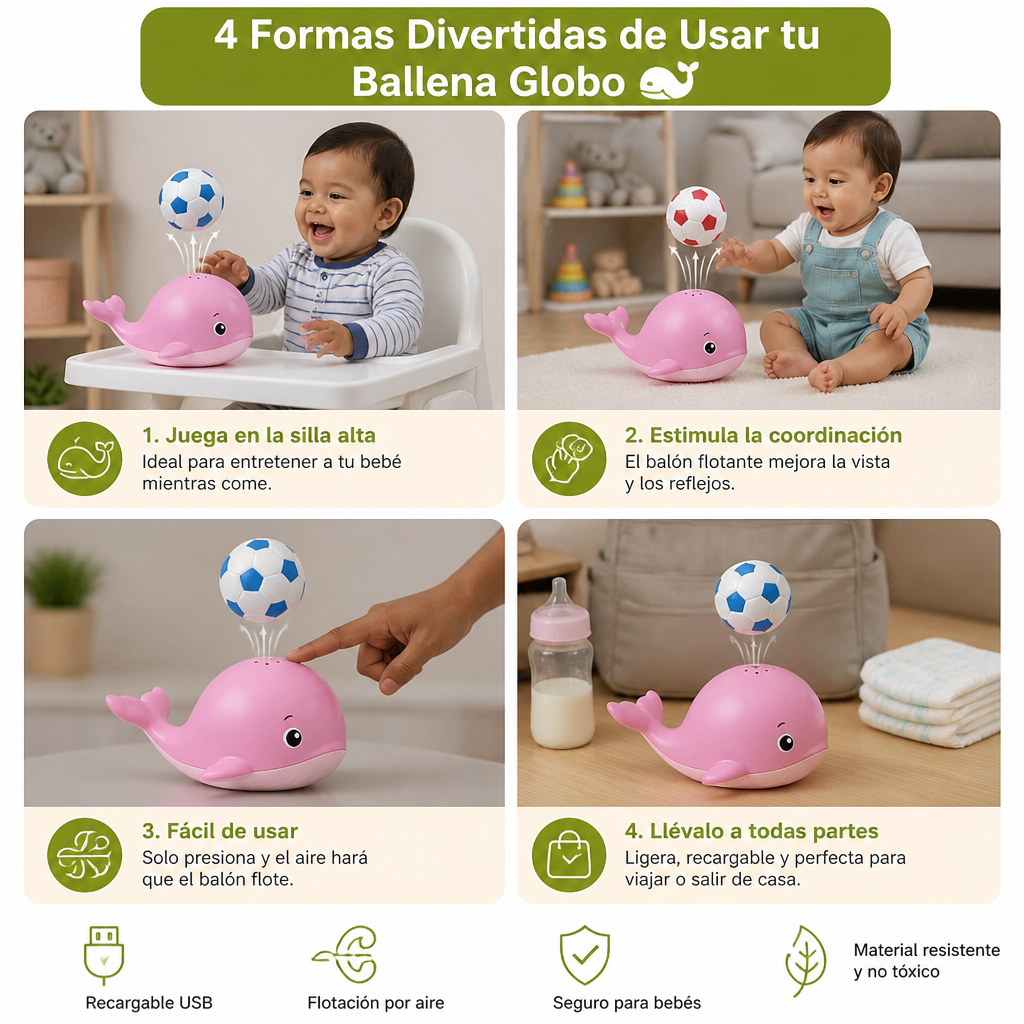 Juguete De Globo Con Forma De Ballena Divertida