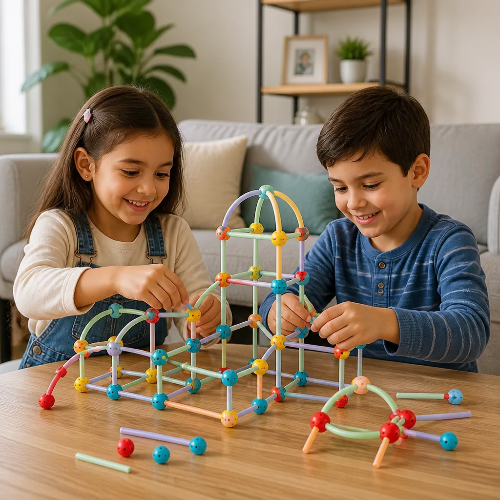 Set De Construcción De Geometría 3D – Juguete Educativo Para Construcción Y Pensamiento Espacial