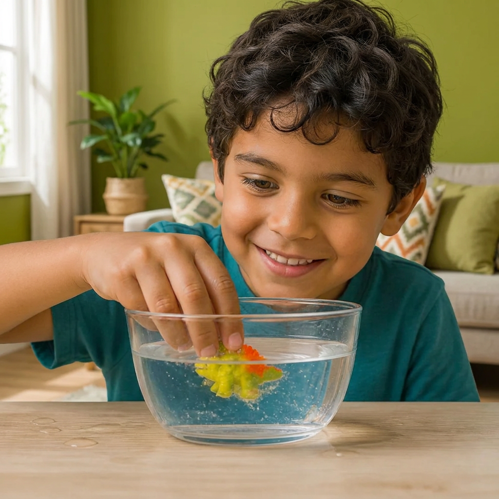 Huevo De Dinosaurio Educativo Para Eclosionar Y Crecer En Agua Para Niños
