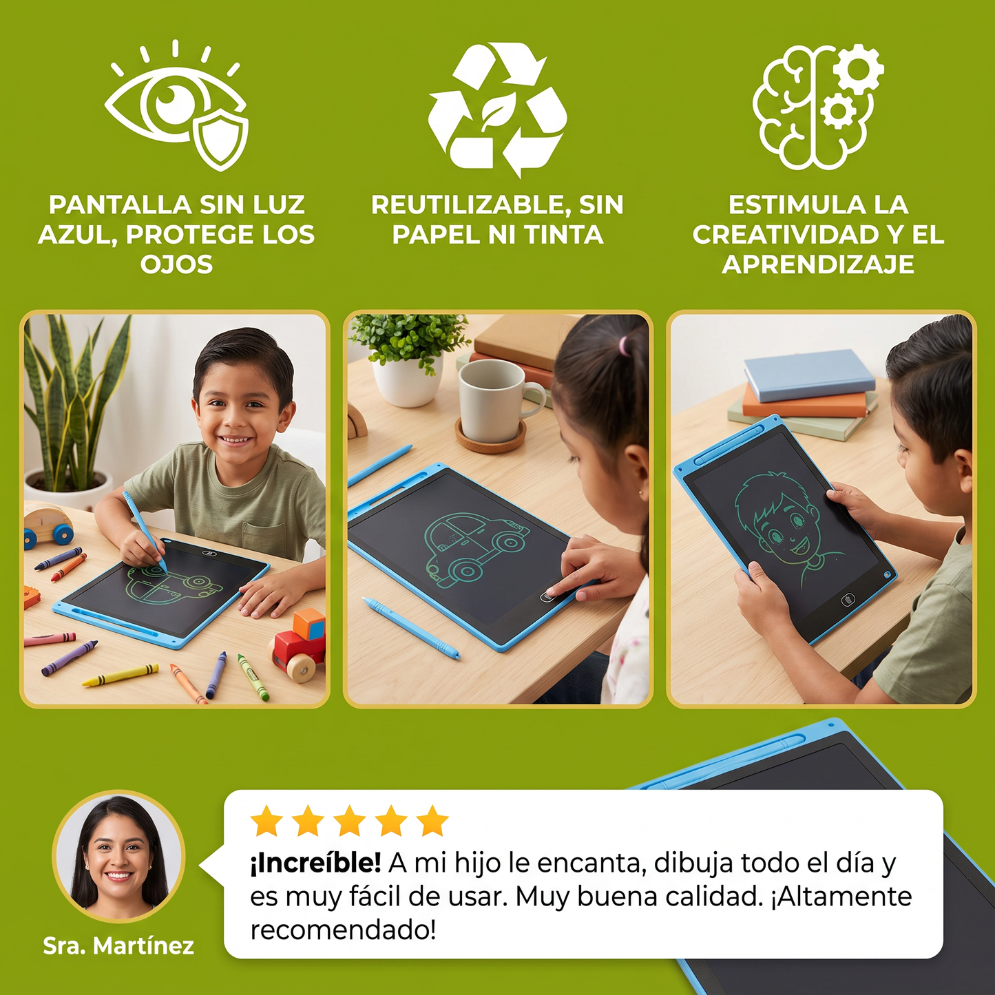 Pizarra Mágica De Dibujo Para Niños