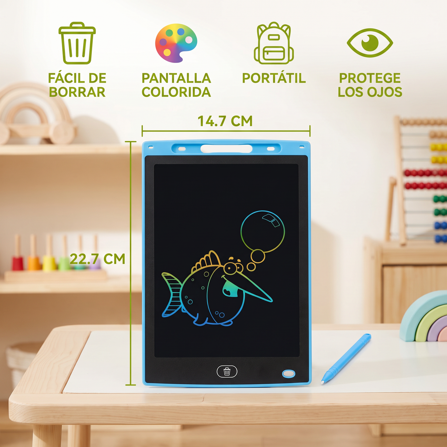 Pizarra Mágica De Dibujo Para Niños