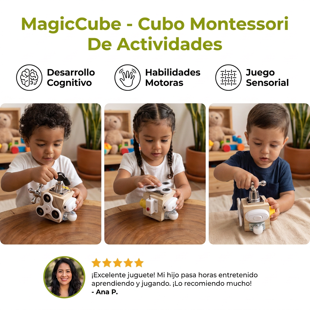MagicCube - Cubo Montessori De Actividades