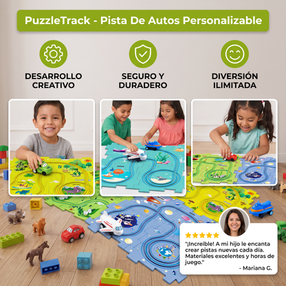 PuzzleTrack - Pista De Autos Personalizable