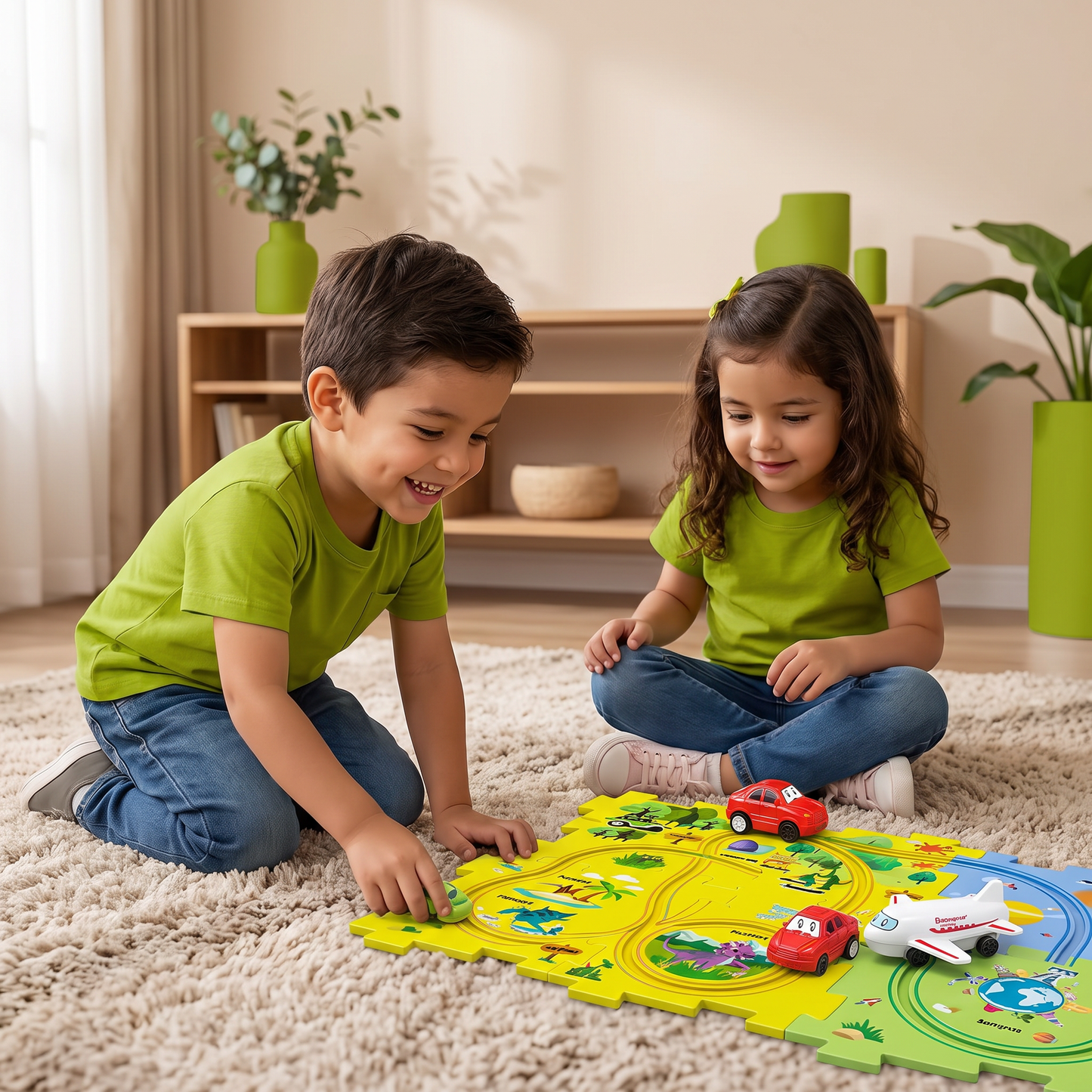 PuzzleTrack - Pista De Autos Personalizable