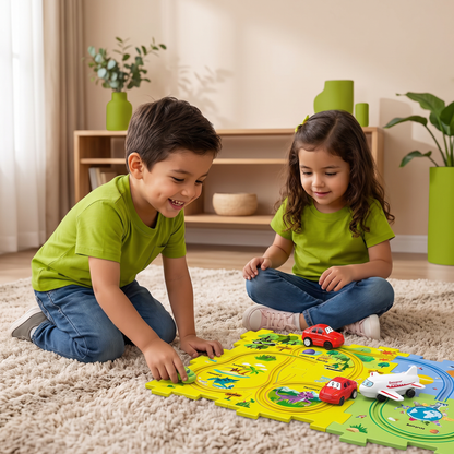 PuzzleTrack - Pista De Autos Personalizable