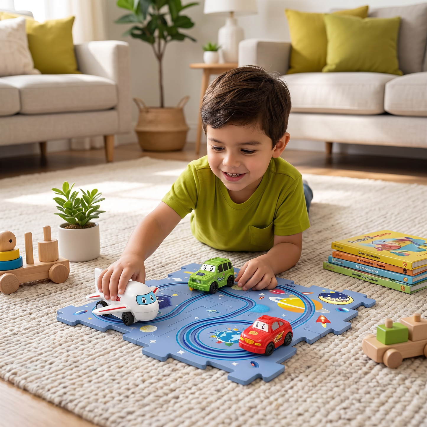 PuzzleTrack - Pista De Autos Personalizable