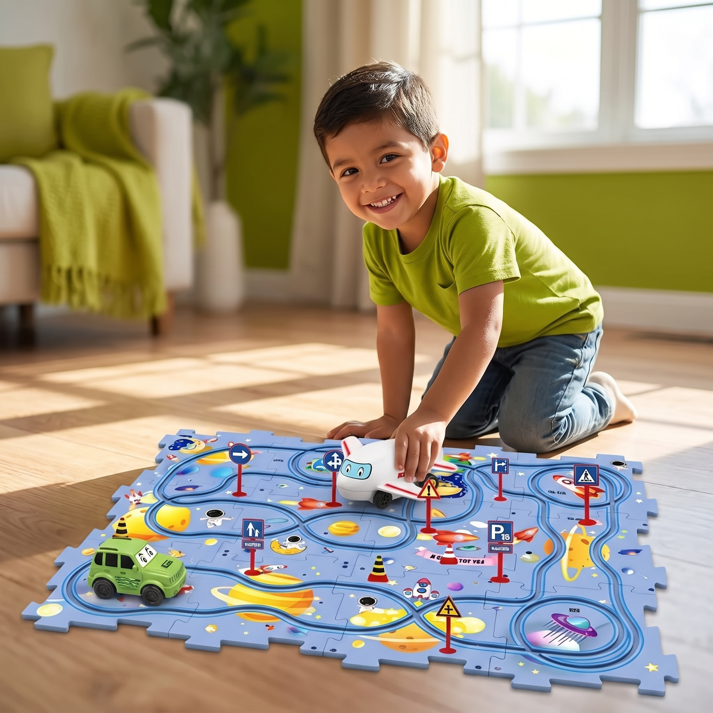 PuzzleTrack - Pista De Autos Personalizable