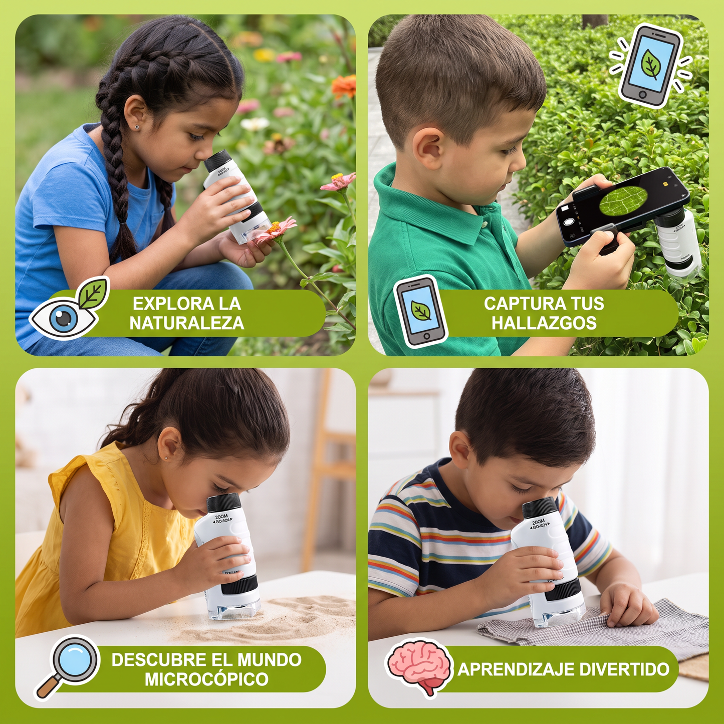 Mini Microscopio Para Niños
