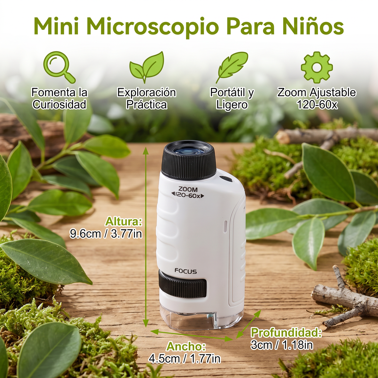 Mini Microscopio Para Niños