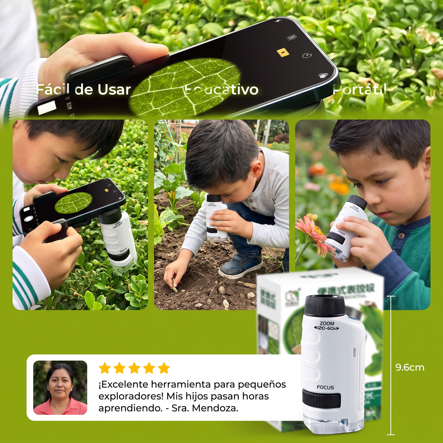 Mini Microscopio Para Niños