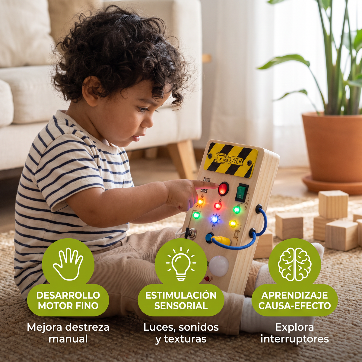 Tabla De Actividades Montessori De Madera