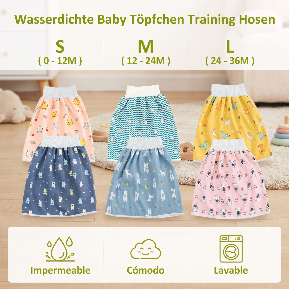 Wasserdichte Baby Töpfchen Training Hosen