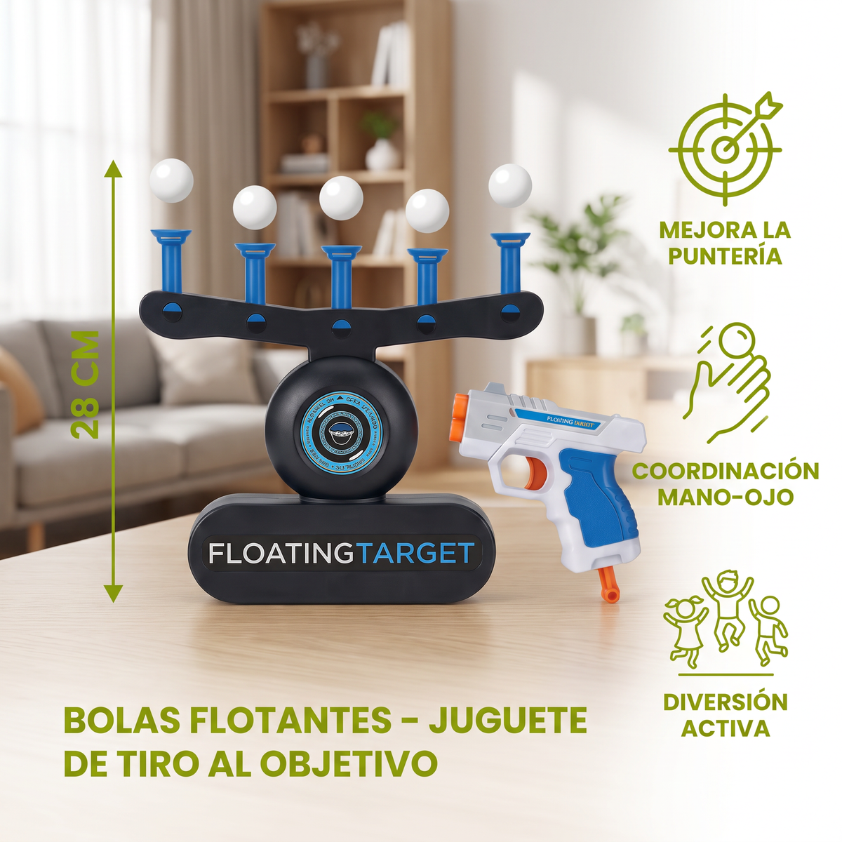 Bolas Flotantes - Juguete De Tiro Al Objetivo