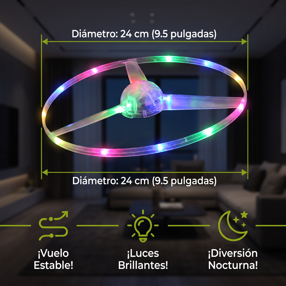 Juguete OVNI De Techo Genial