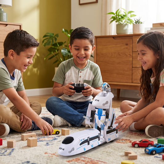 Juguete De Tren Robot Transformable