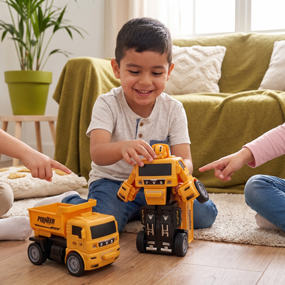 Camión Transformer De Juguete Para Niños