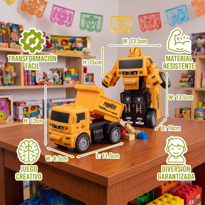 Camión Transformer De Juguete Para Niños