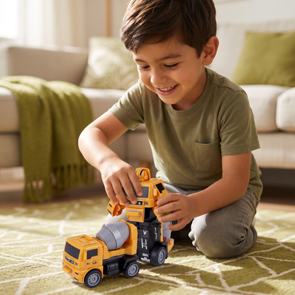 Camión Transformer De Juguete Para Niños