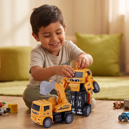 Camión Transformer De Juguete Para Niños